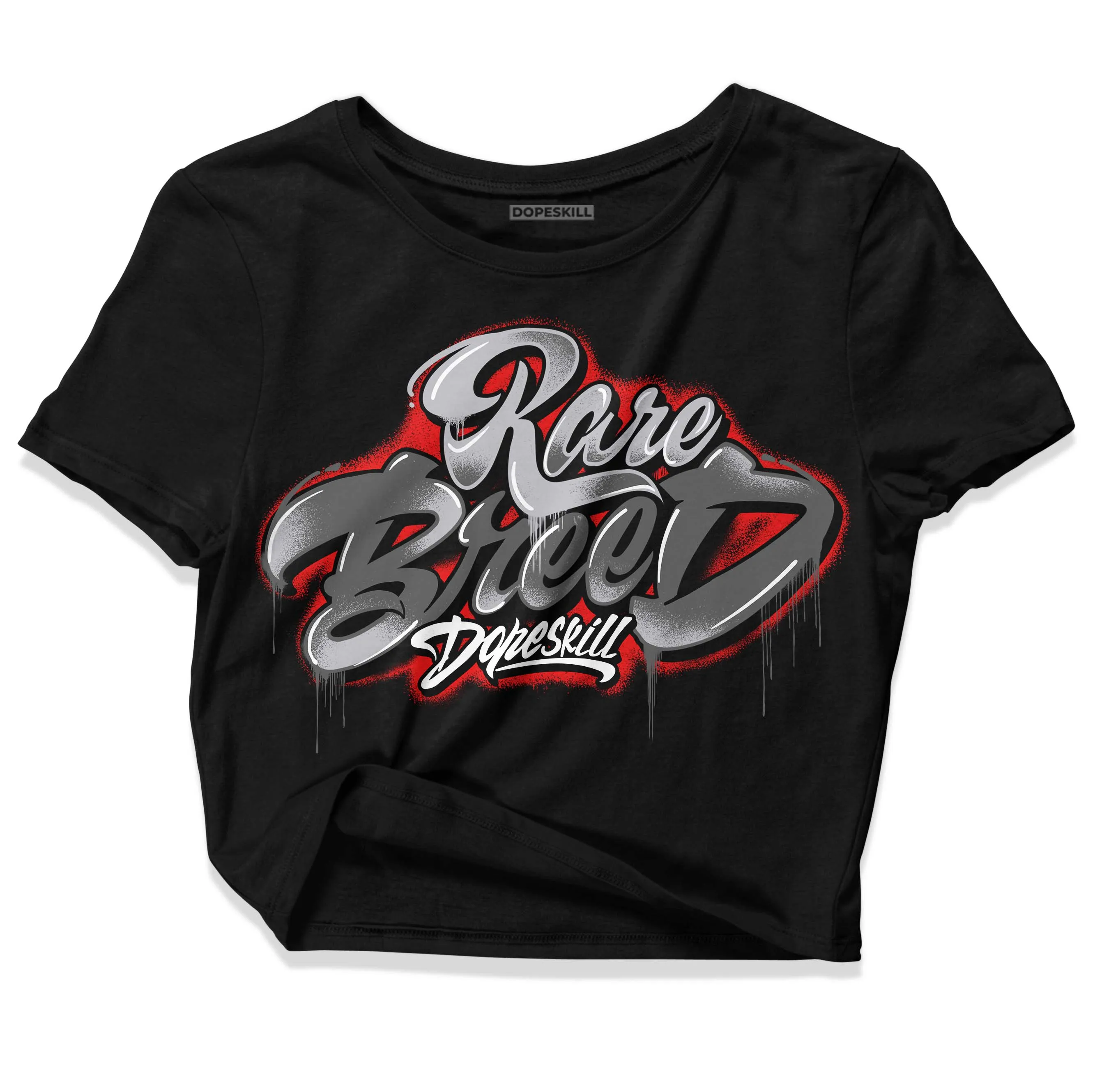 Grey Collection DopeSkill Women's Crop Top Rare Breed Type Graphic sold by DopeSkill product image thumbnail 2