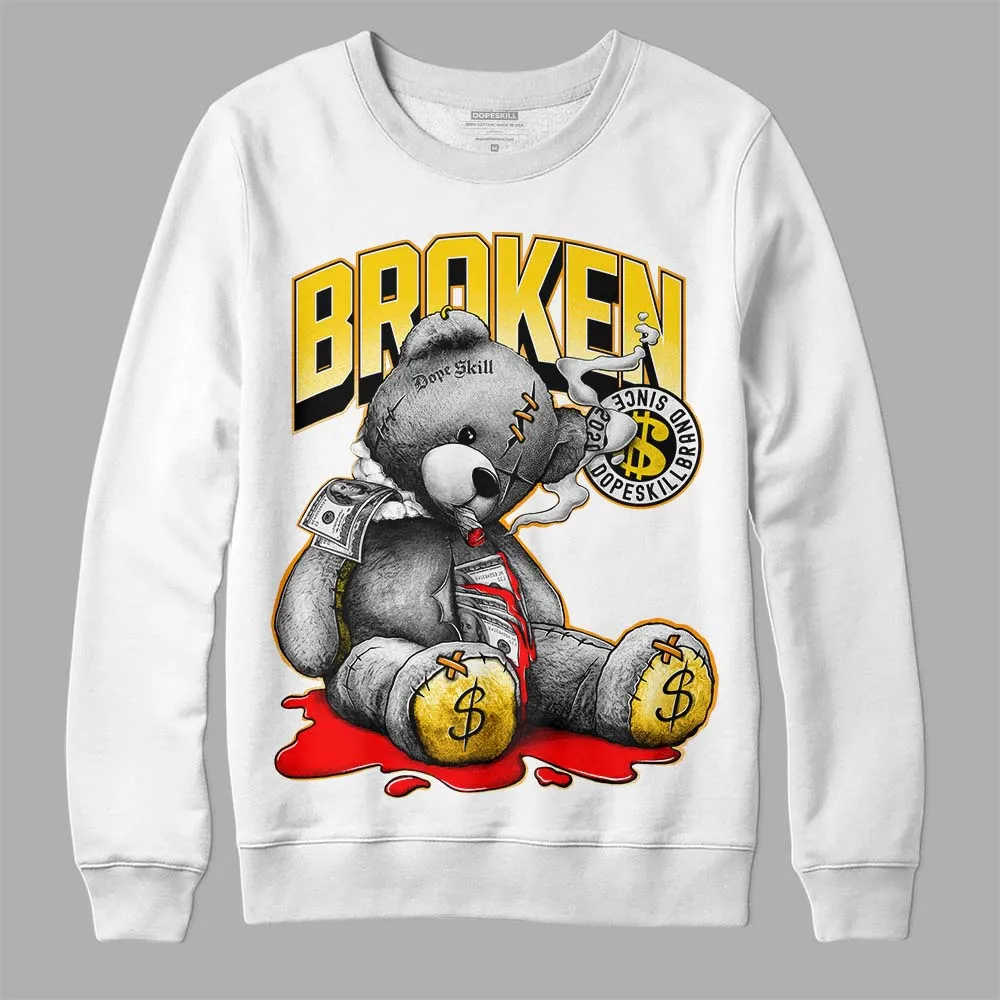 Yellow Ochre 6s DopeSkill Sweatshirt Sick Bear Graphic sold by DopeSkill product image thumbnail 2