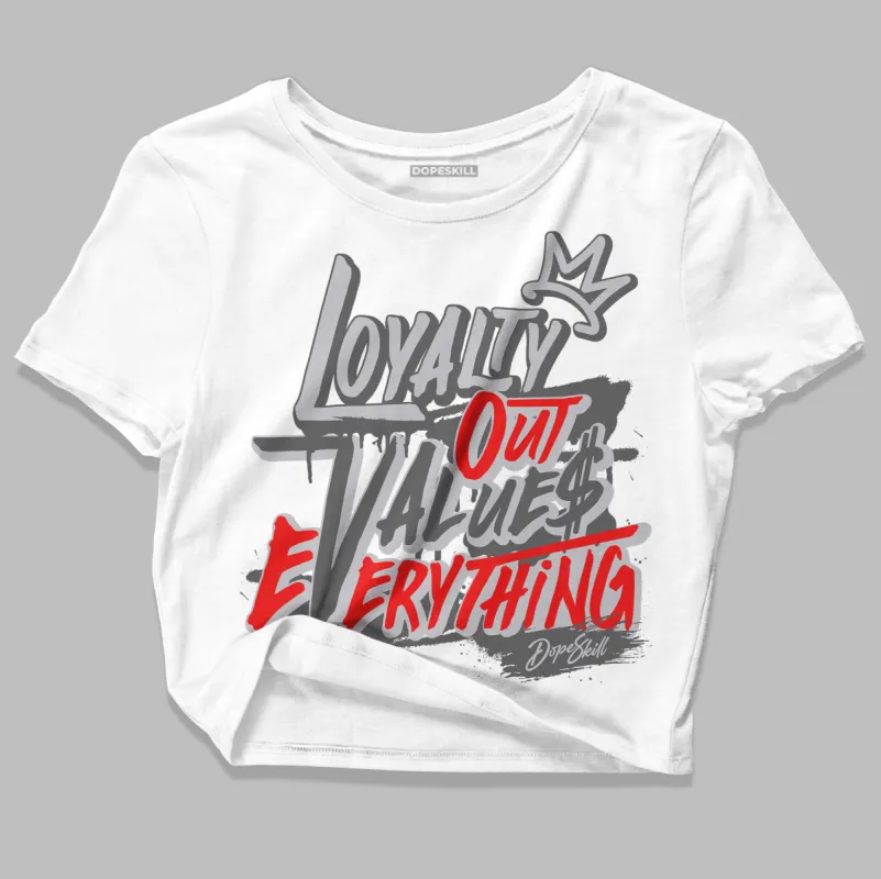 Grey Collection DopeSkill Women's Crop Top LOVE Graphic sold by DopeSkill