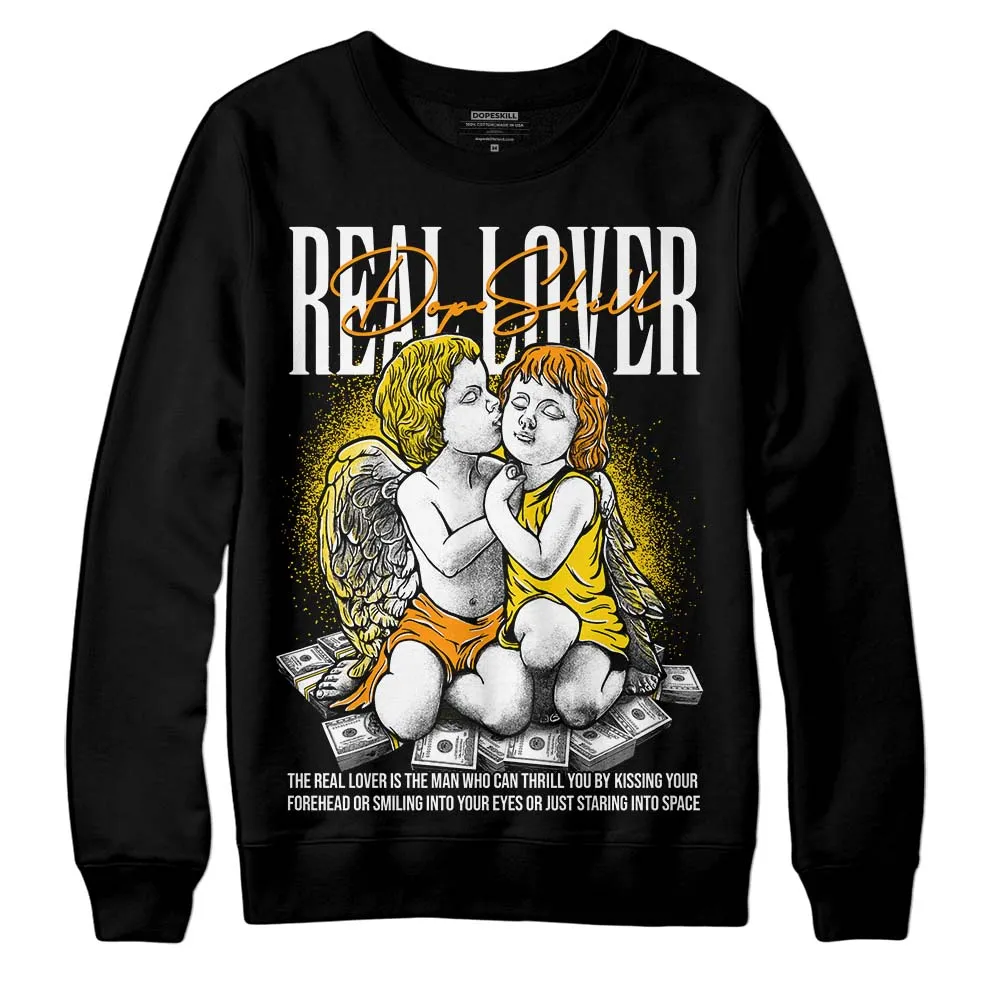 Yellow Ochre 6s DopeSkill Sweatshirt Real Lover Graphic sold by DopeSkill
