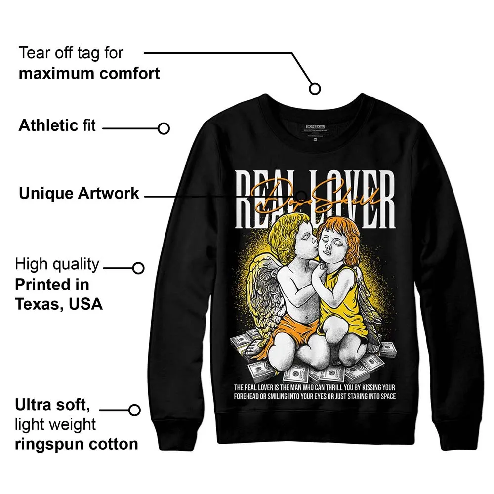 Yellow Ochre 6s DopeSkill Sweatshirt Real Lover Graphic sold by DopeSkill product image thumbnail 3