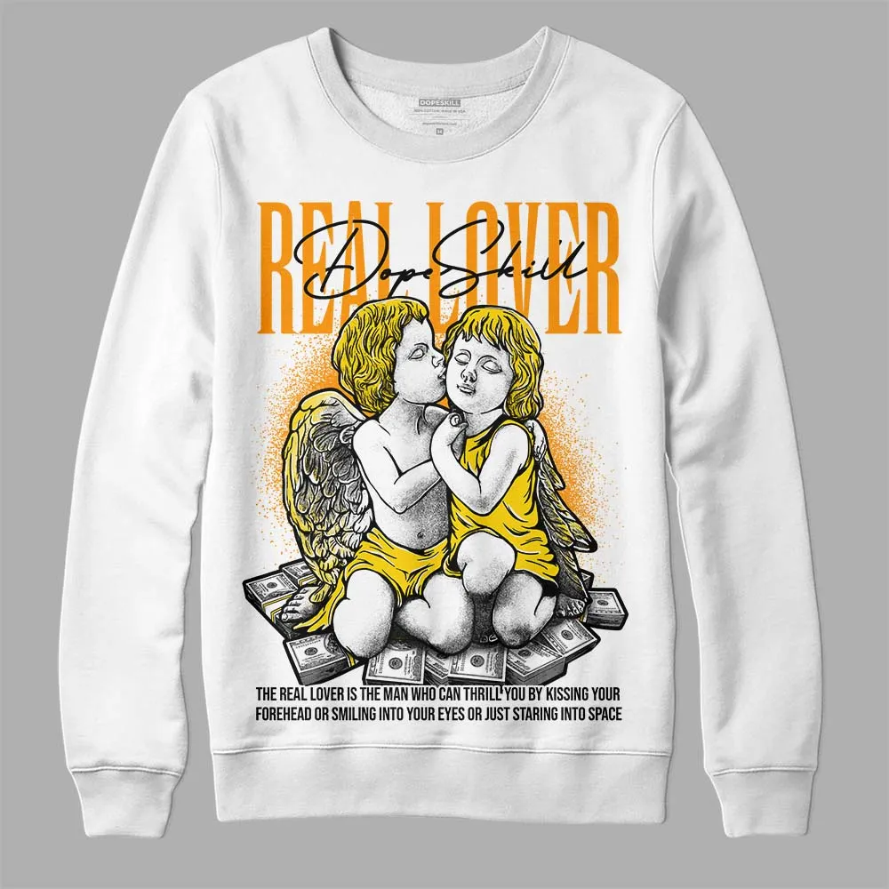 Yellow Ochre 6s DopeSkill Sweatshirt Real Lover Graphic sold by DopeSkill product image thumbnail 2