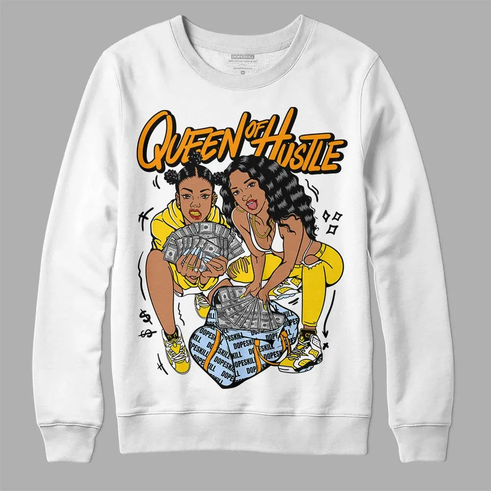 Yellow Ochre 6s DopeSkill Sweatshirt Queen Of Hustle Graphic sold by DopeSkill product image thumbnail 2