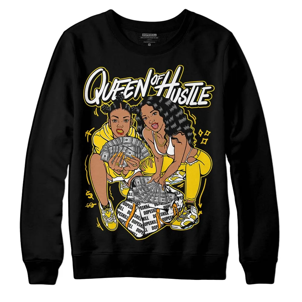 Yellow Ochre 6s DopeSkill Sweatshirt Queen Of Hustle Graphic sold by DopeSkill