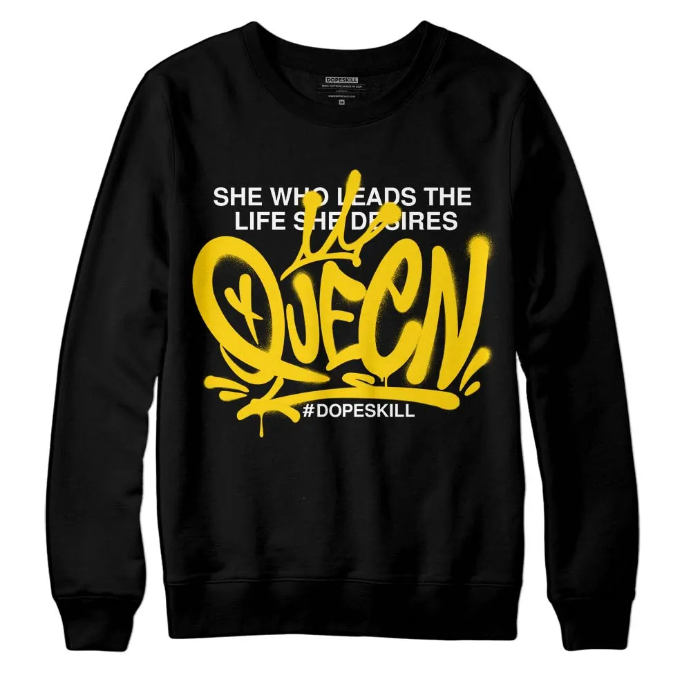 Yellow Ochre 6s DopeSkill Sweatshirt Queen Graphic sold by DopeSkill