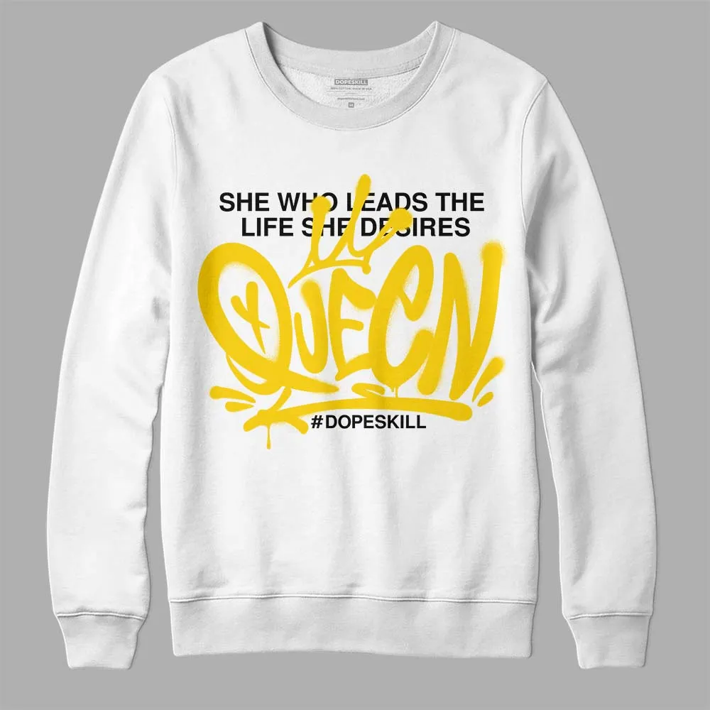 Yellow Ochre 6s DopeSkill Sweatshirt Queen Graphic sold by DopeSkill product image thumbnail 2