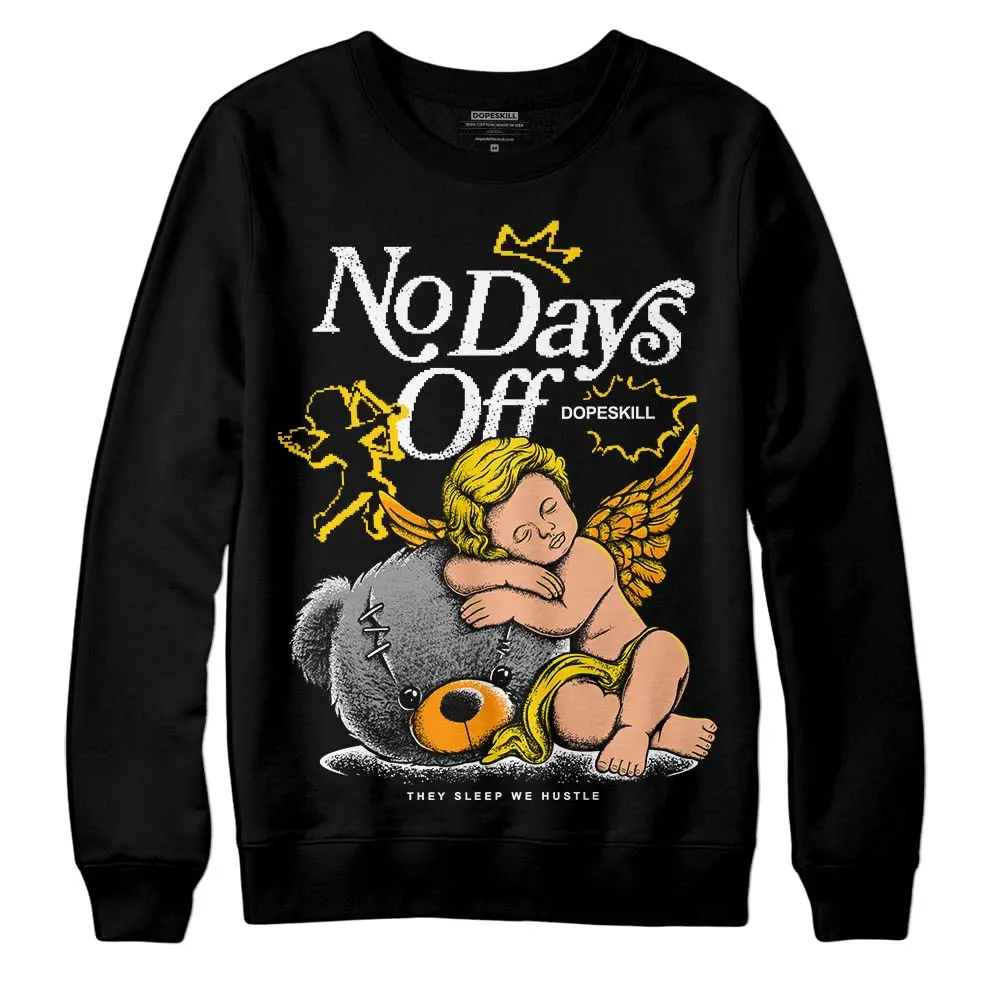 Yellow Ochre 6s DopeSkill Sweatshirt New No Days Off Graphic sold by DopeSkill