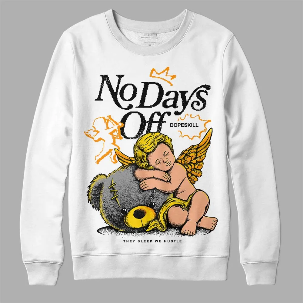 Yellow Ochre 6s DopeSkill Sweatshirt New No Days Off Graphic sold by DopeSkill product image thumbnail 2