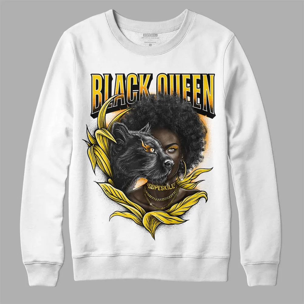 Yellow Ochre 6s DopeSkill Sweatshirt New Black Queen Graphic sold by DopeSkill product image thumbnail 2