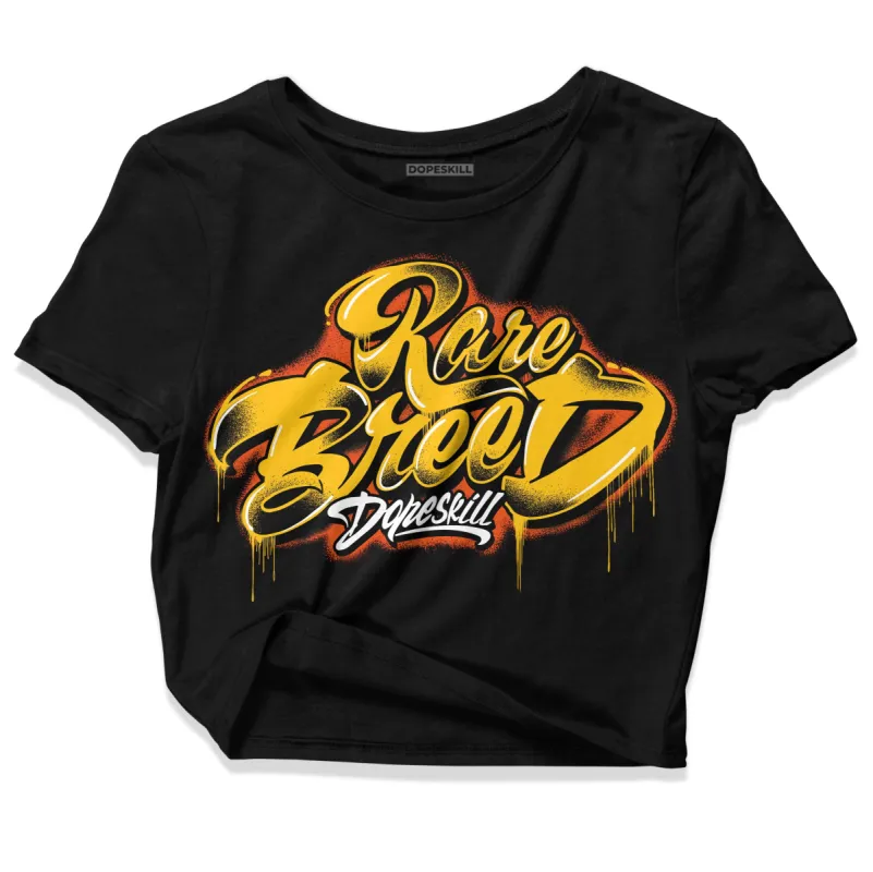Yellow Collection DopeSkill Women's Crop Top Rare Breed Type Graphic sold by DopeSkill