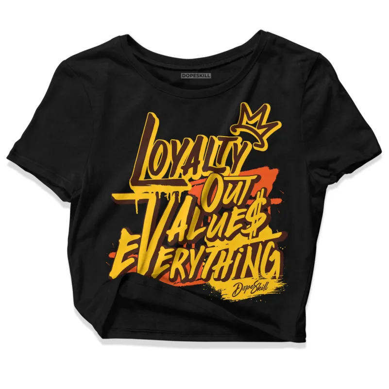 Yellow Collection DopeSkill Women's Crop Top LOVE Graphic sold by DopeSkill