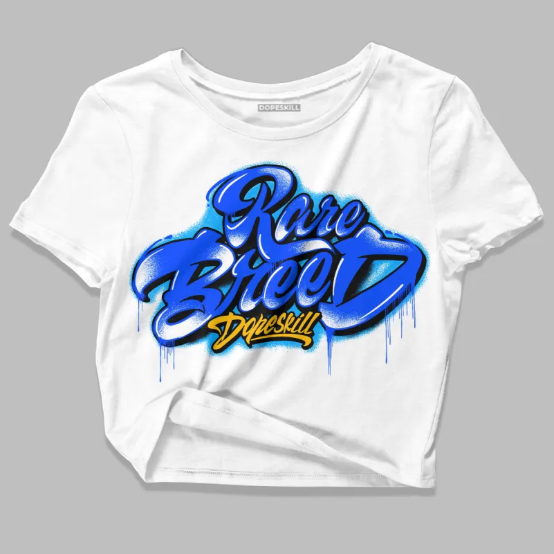 Royal Blue Collection DopeSkill Women's Crop Top Rare Breed Type Graphic sold by DopeSkill