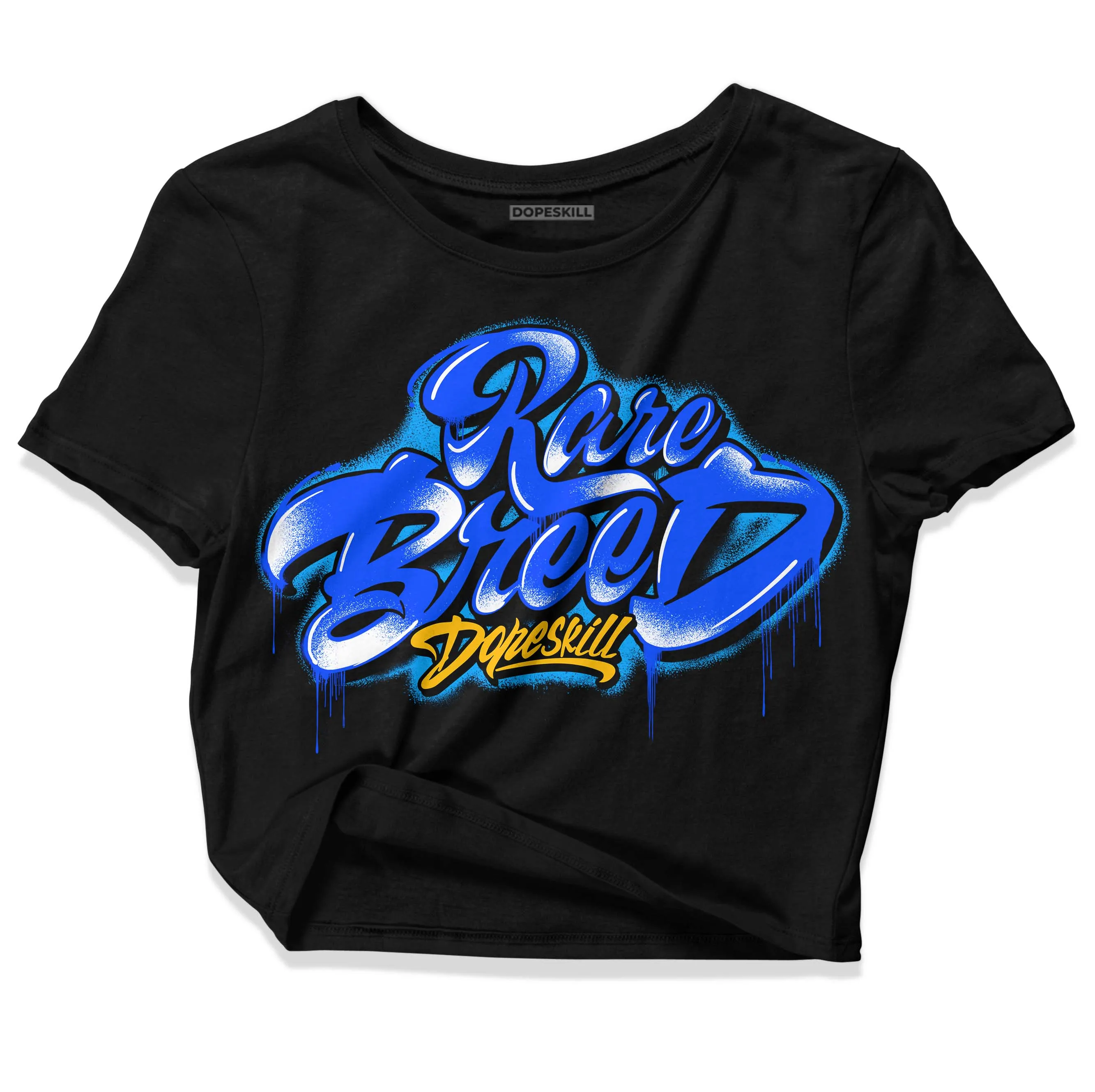 Royal Blue Collection DopeSkill Women's Crop Top Rare Breed Type Graphic sold by DopeSkill product image thumbnail 2