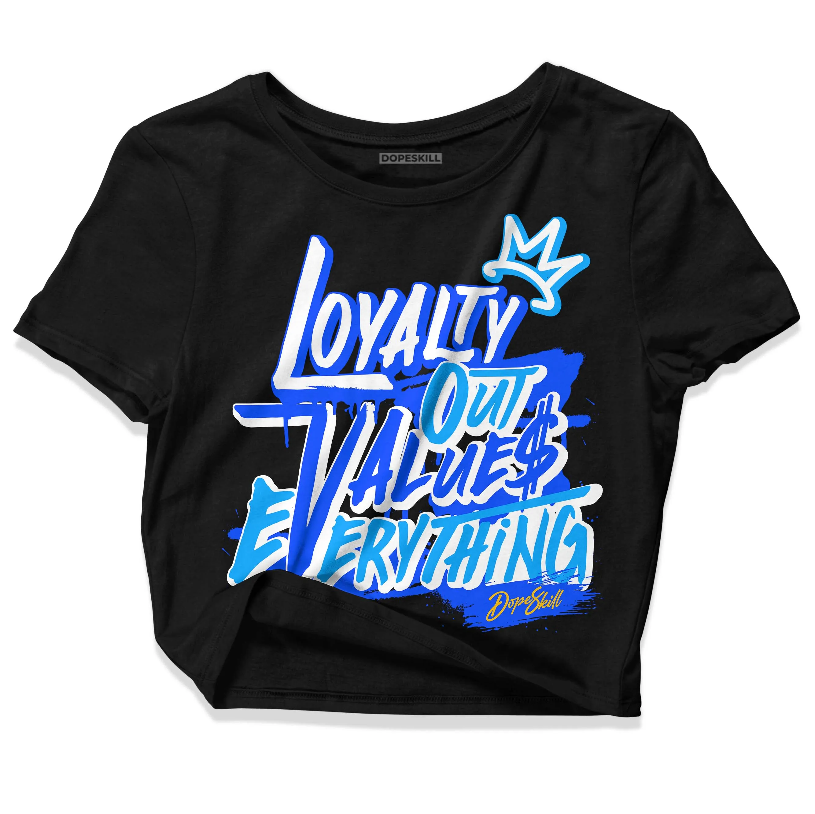 Royal Blue Collection DopeSkill Women's Crop Top LOVE Graphic sold by DopeSkill product image thumbnail 2