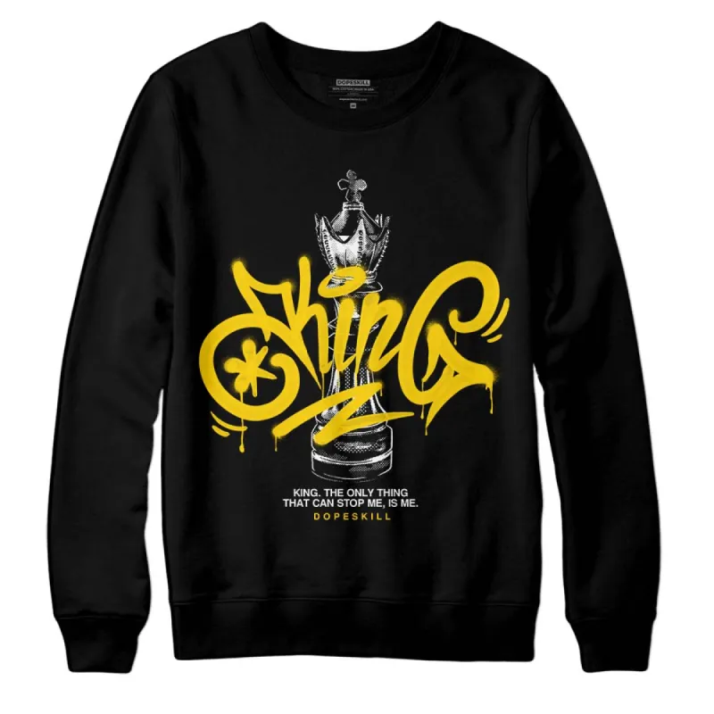 Yellow Ochre 6s DopeSkill Sweatshirt King Chess Graphic sold by DopeSkill
