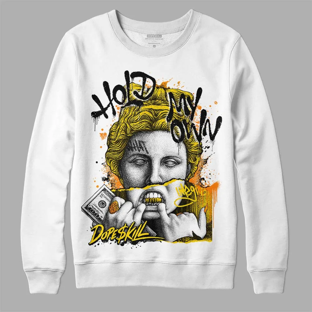 Yellow Ochre 6s DopeSkill Sweatshirt Hold My Own Graphic sold by DopeSkill product image thumbnail 2