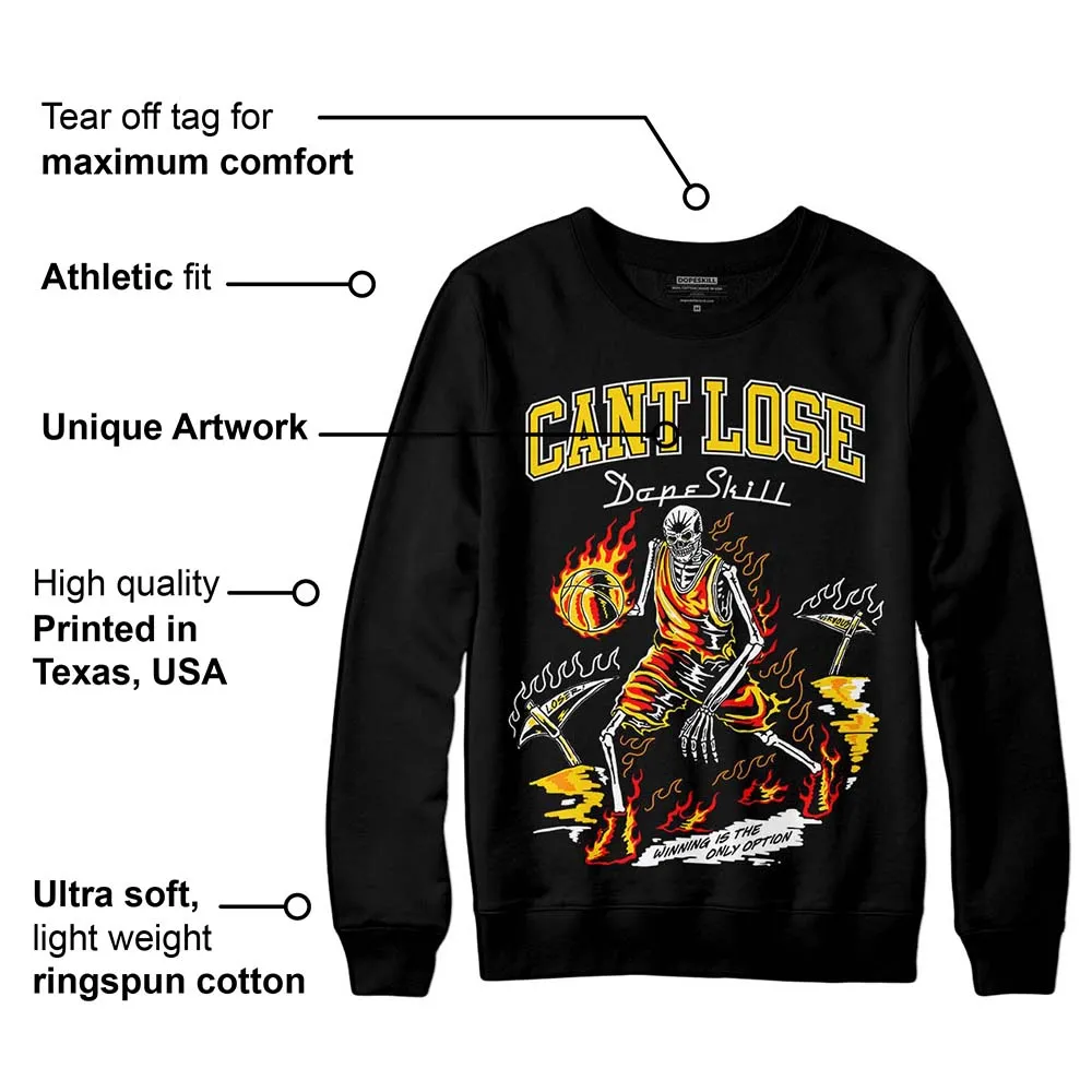 Yellow Ochre 6s DopeSkill Sweatshirt Cant Lose Graphic sold by DopeSkill product image thumbnail 3