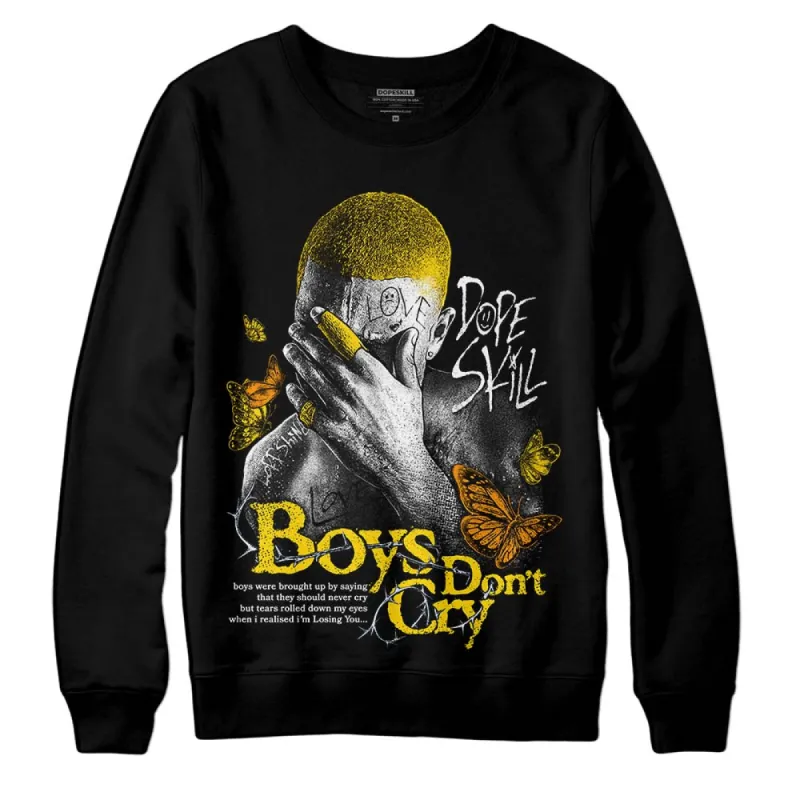 Yellow Ochre 6s DopeSkill Sweatshirt Boys Don't Cry Graphic sold by DopeSkill