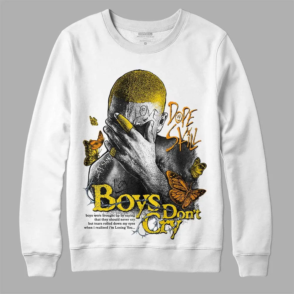 Yellow Ochre 6s DopeSkill Sweatshirt Boys Don't Cry Graphic sold by DopeSkill product image thumbnail 2