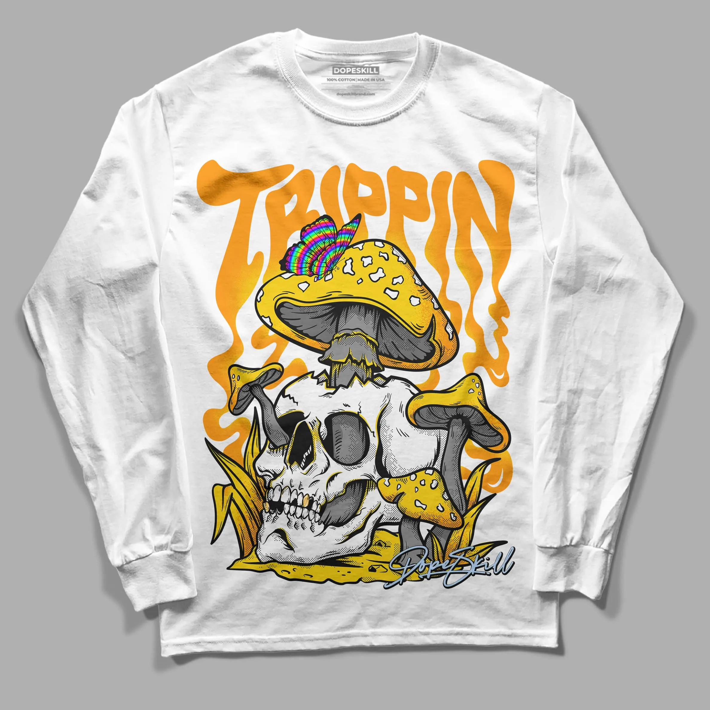 Yellow Ochre 6s DopeSkill Long Sleeve T-Shirt Trippin Graphic sold by DopeSkill product image thumbnail 2