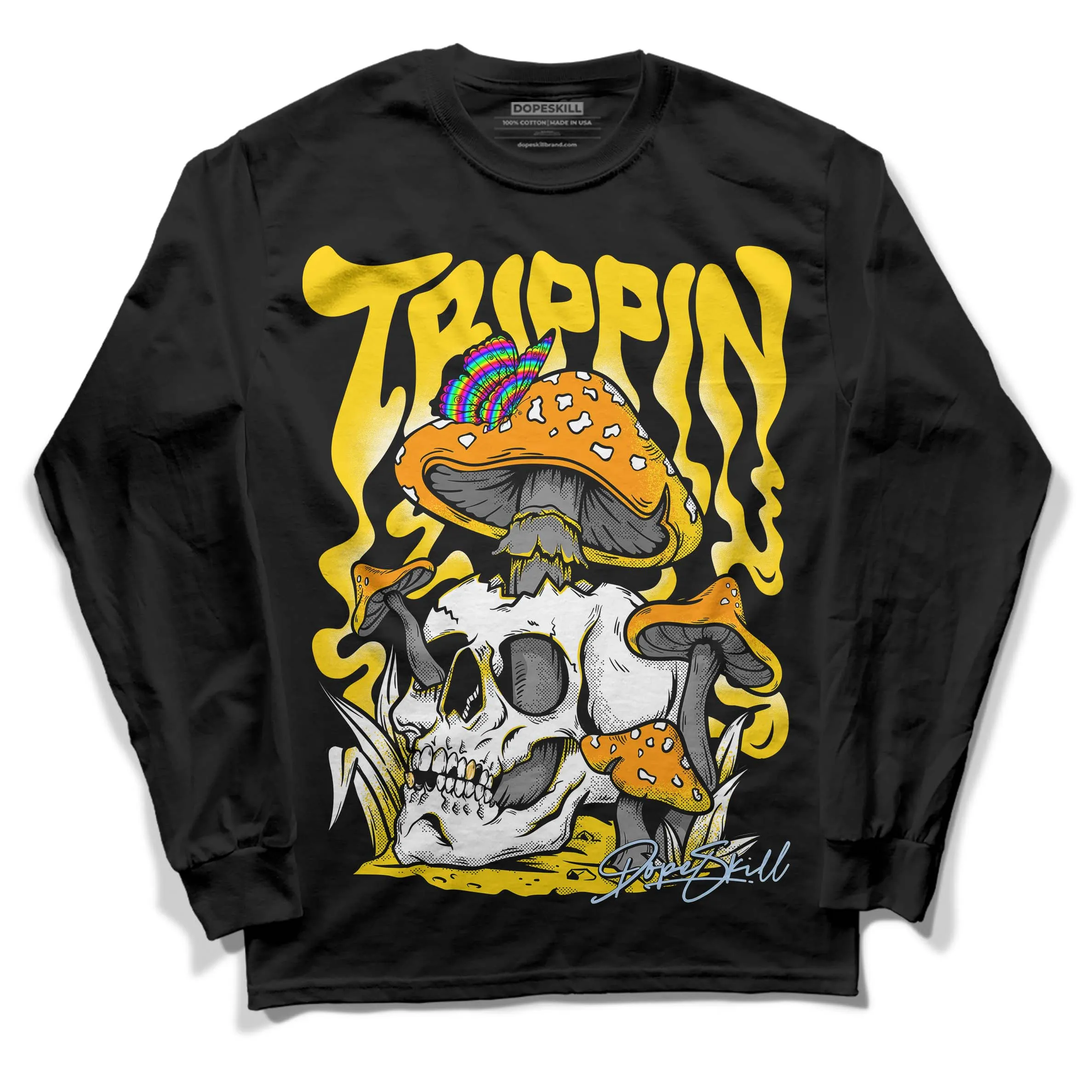 Yellow Ochre 6s DopeSkill Long Sleeve T-Shirt Trippin Graphic sold by DopeSkill