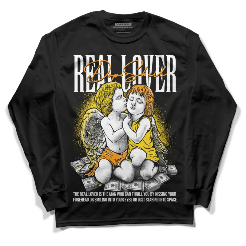 Yellow Ochre 6s DopeSkill Long Sleeve T-Shirt Real Lover Graphic sold by DopeSkill