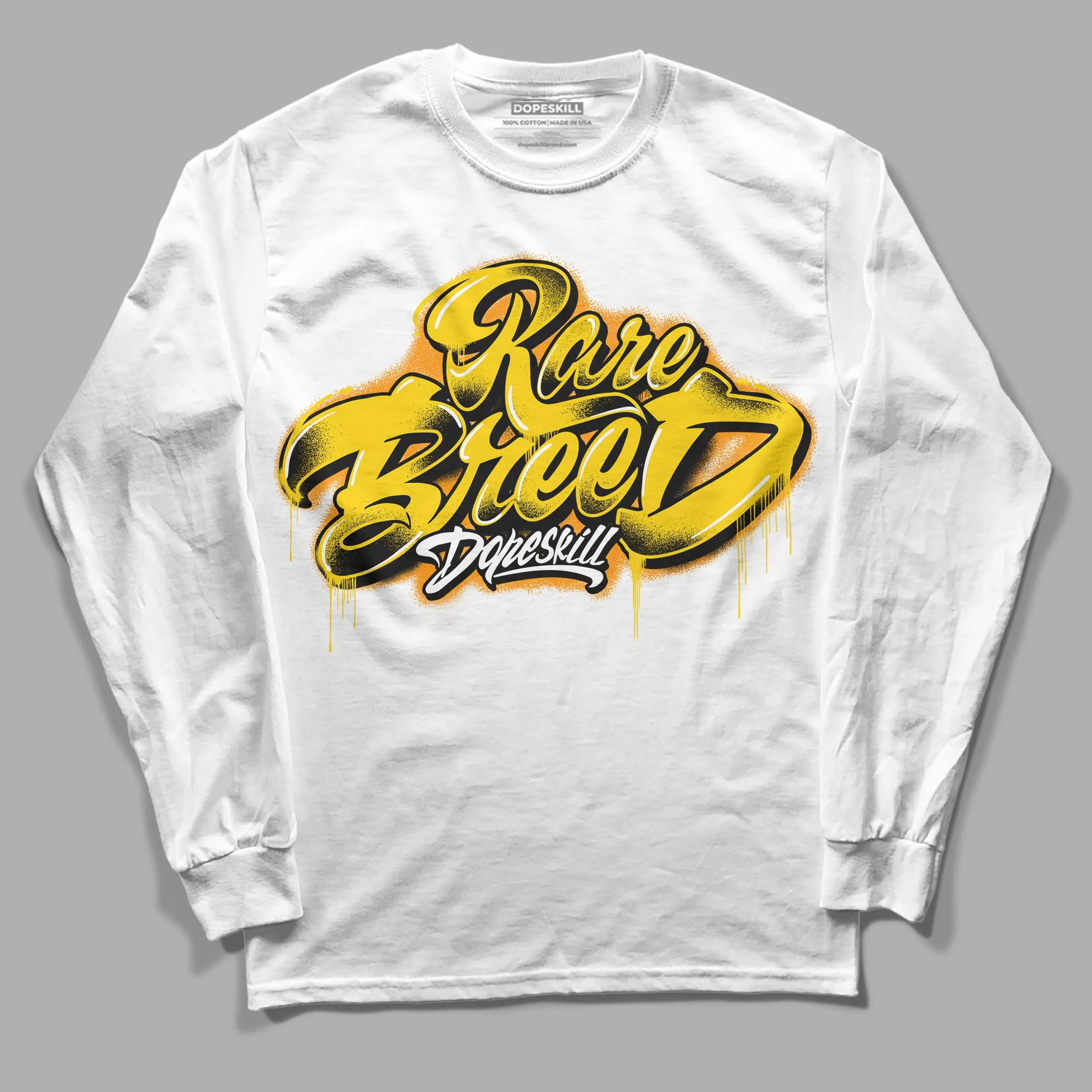 Yellow Ochre 6s DopeSkill Long Sleeve T-Shirt Rare Breed Type Graphic sold by DopeSkill product image thumbnail 2
