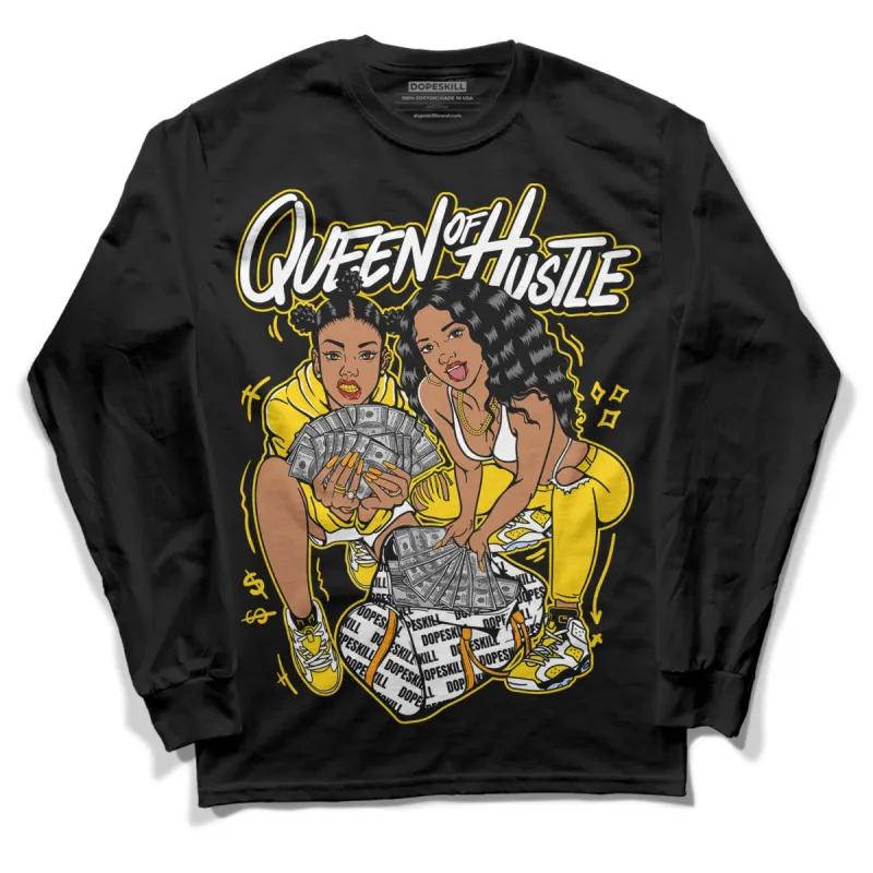 Yellow Ochre 6s DopeSkill Long Sleeve T-Shirt Queen Of Hustle Graphic sold by DopeSkill