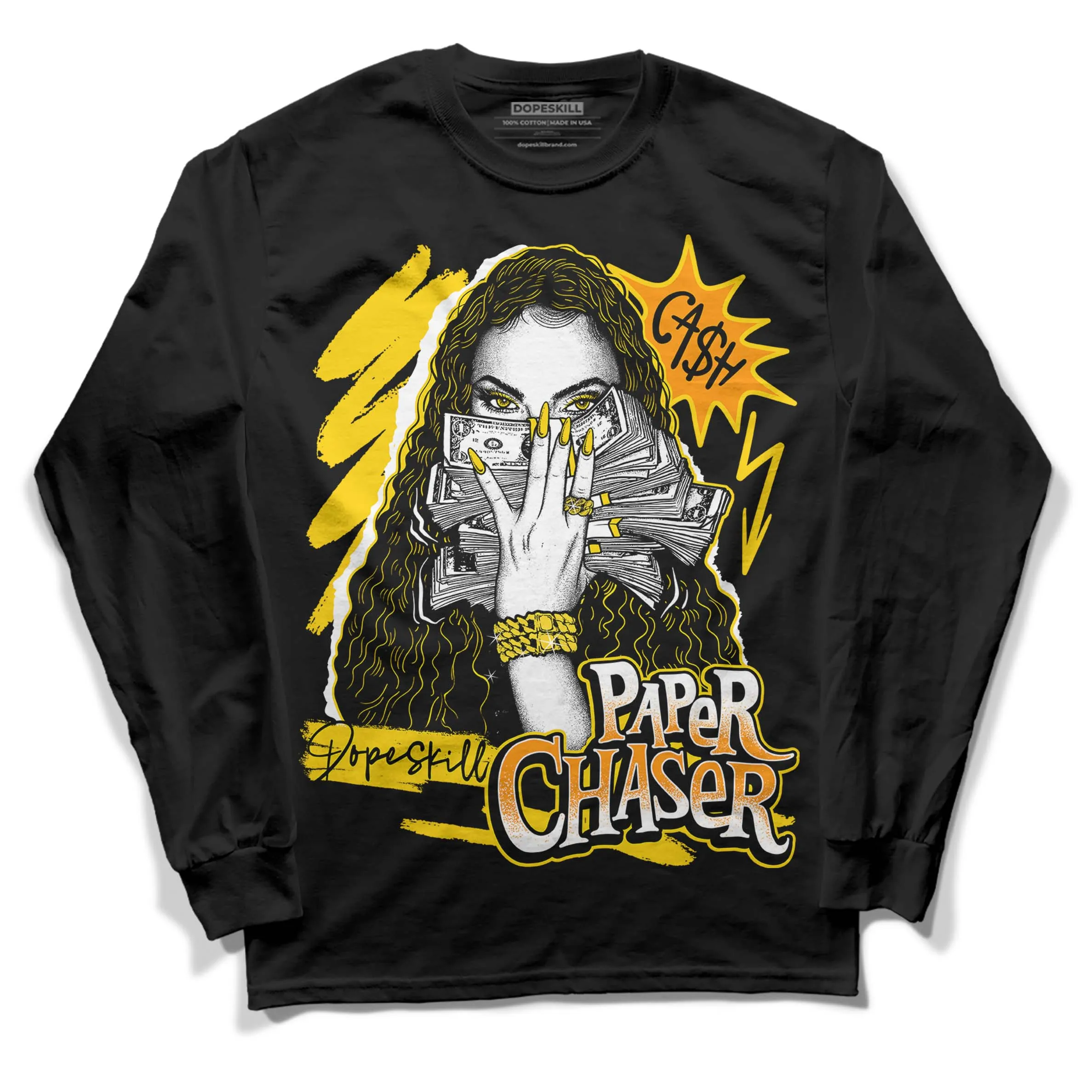 Yellow Ochre 6s DopeSkill Long Sleeve T-Shirt NPC Graphic sold by DopeSkill