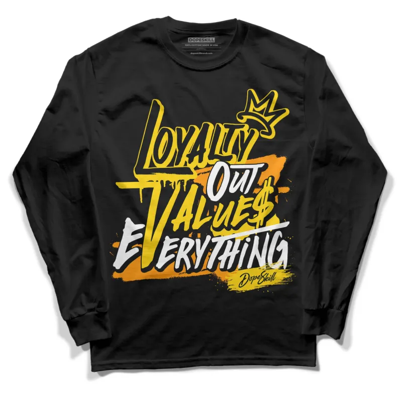 Yellow Ochre 6s DopeSkill Long Sleeve T-Shirt LOVE Graphic sold by DopeSkill