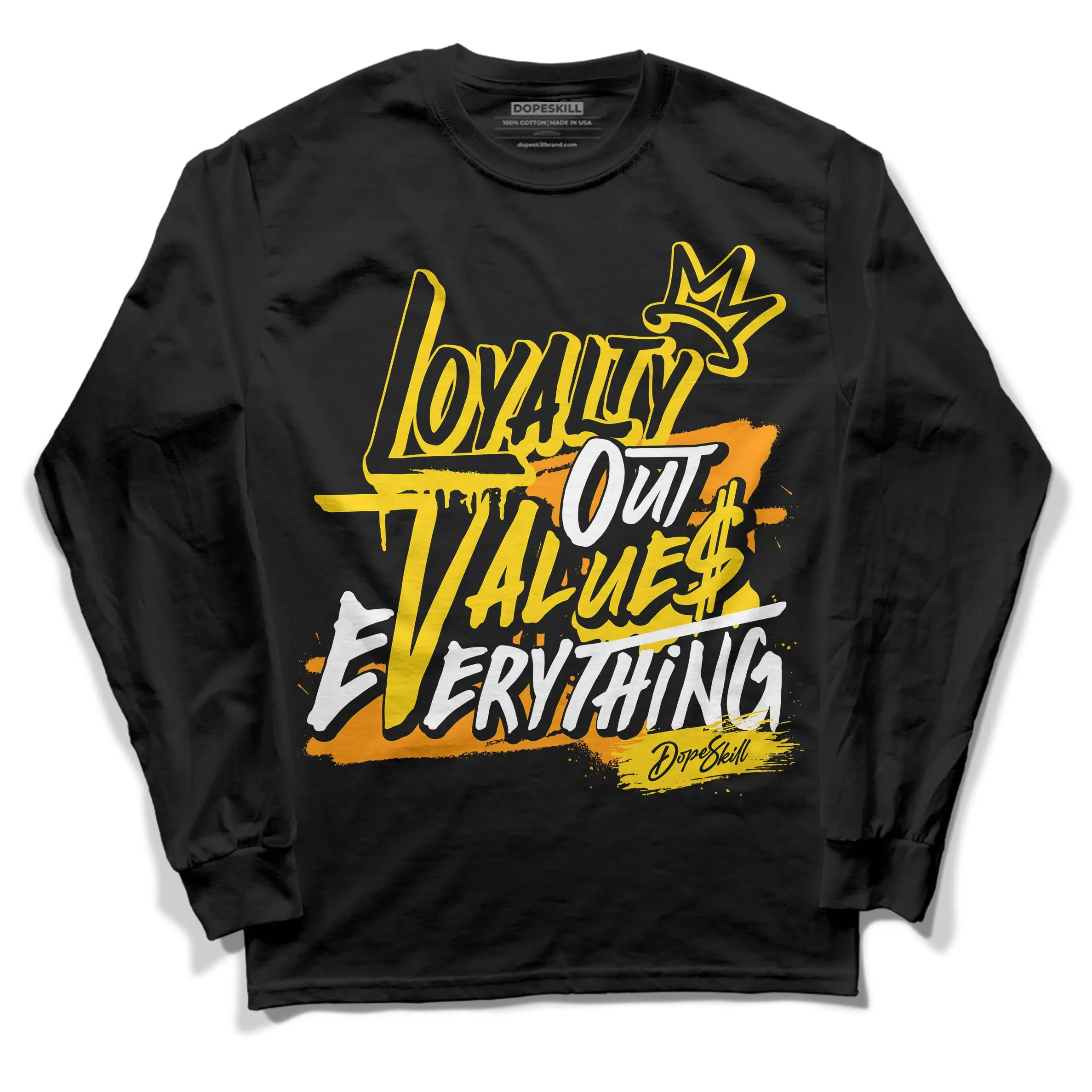 Yellow Ochre 6s DopeSkill Long Sleeve T-Shirt LOVE Graphic sold by DopeSkill