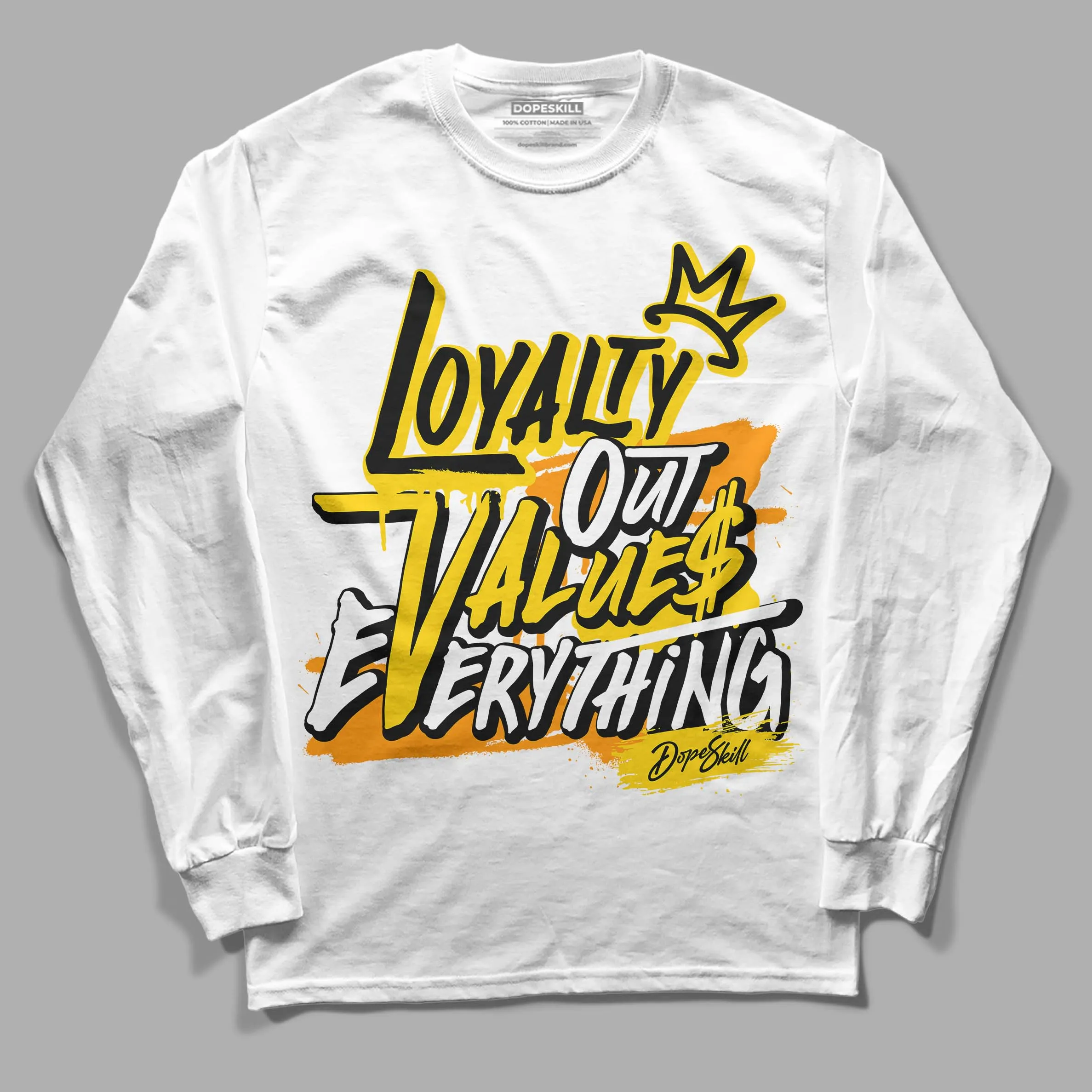 Yellow Ochre 6s DopeSkill Long Sleeve T-Shirt LOVE Graphic sold by DopeSkill product image thumbnail 2