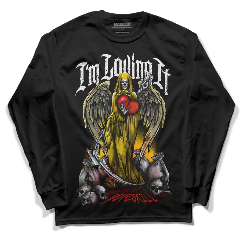 Yellow Ochre 6s DopeSkill Long Sleeve T-Shirt New I'm Loving It Graphic sold by DopeSkill