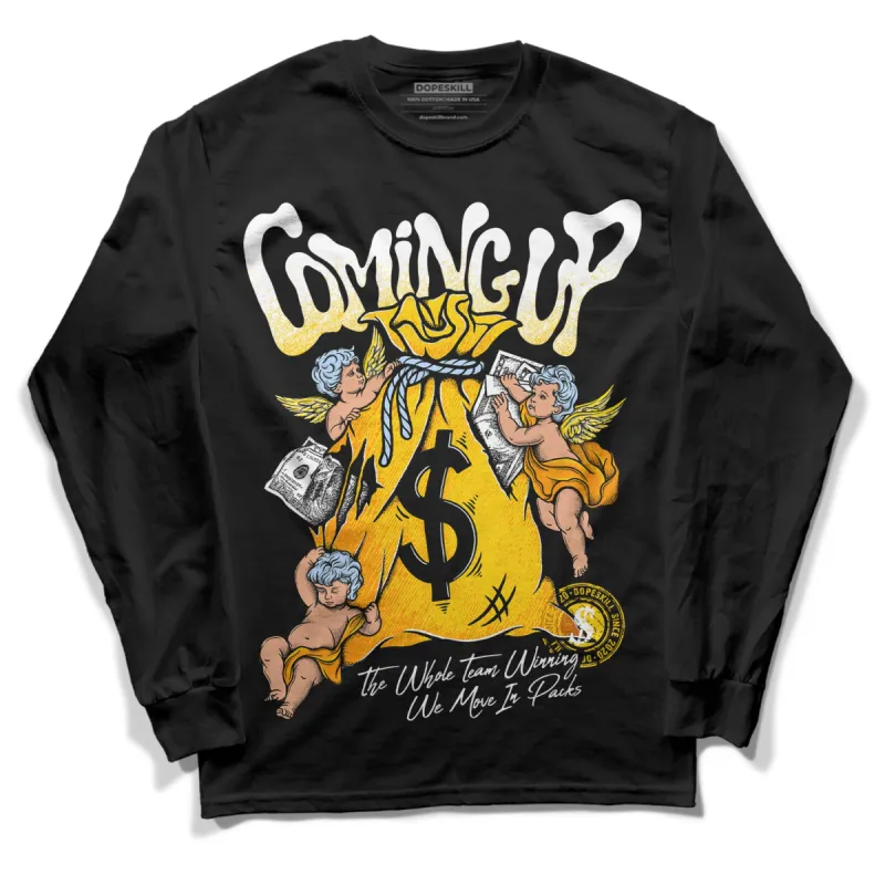 Yellow Ochre 6s DopeSkill Long Sleeve T-Shirt Money Bag Coming Up Graphic sold by DopeSkill