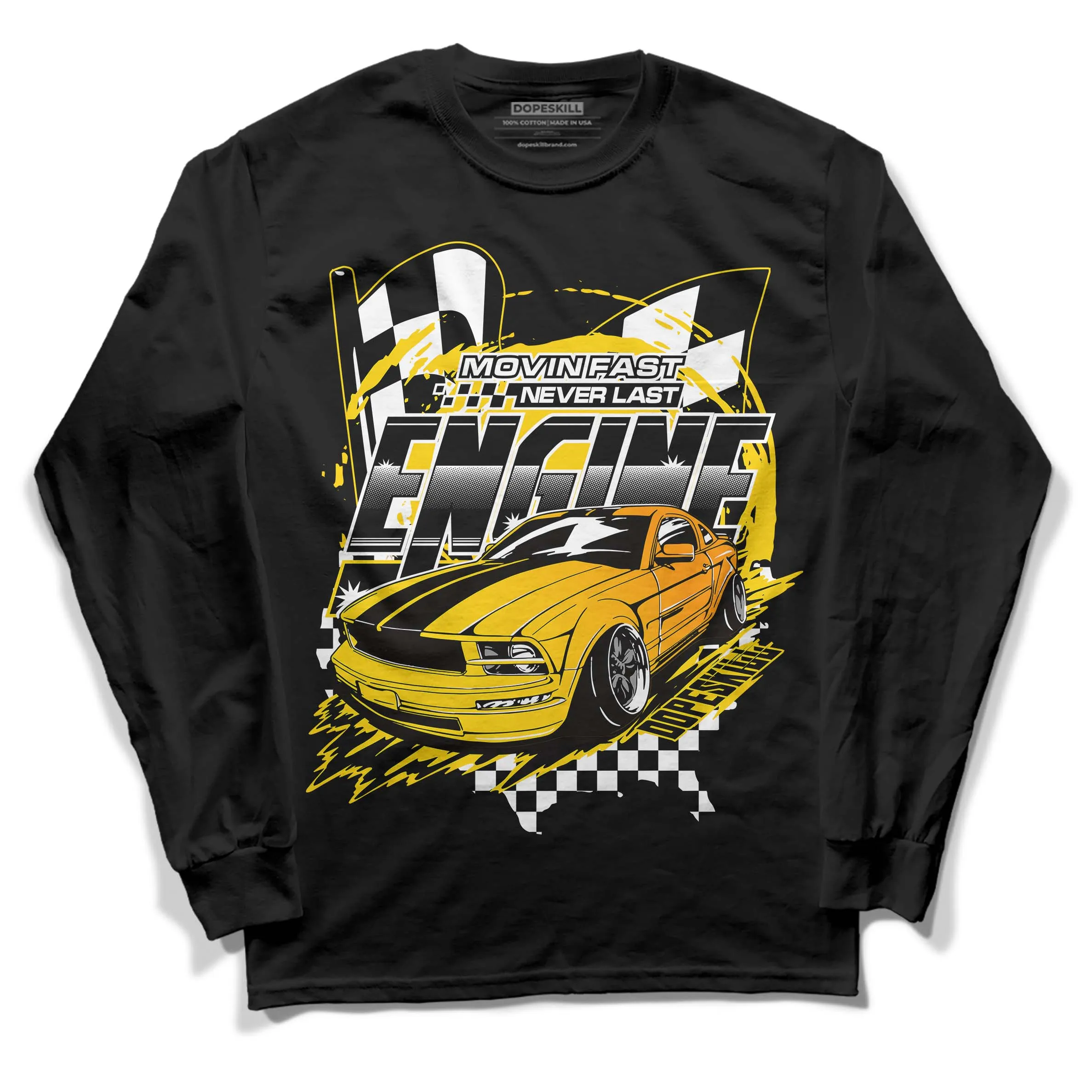 Yellow Ochre 6s DopeSkill Long Sleeve T-Shirt ENGINE Tshirt Graphic sold by DopeSkill