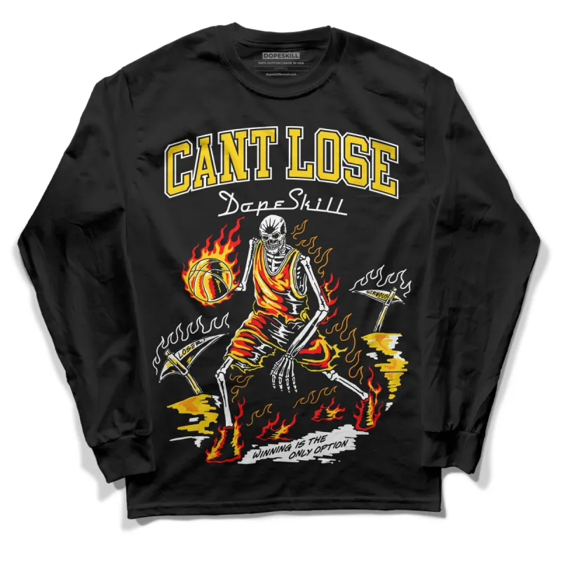 Yellow Ochre 6s DopeSkill Long Sleeve T-Shirt Cant Lose Graphic sold by DopeSkill