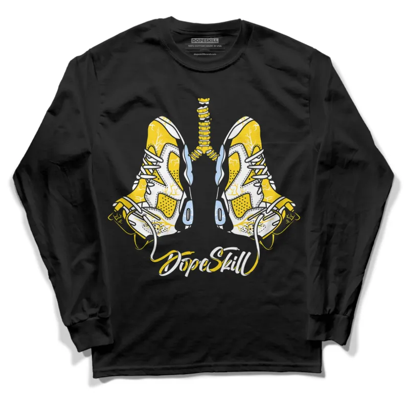 Yellow Ochre 6s DopeSkill Long Sleeve T-Shirt Breathe Graphic sold by DopeSkill