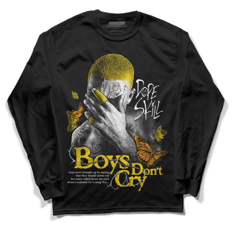 Yellow Ochre 6s DopeSkill Long Sleeve T-Shirt Boys Don't Cry Graphic sold by DopeSkill