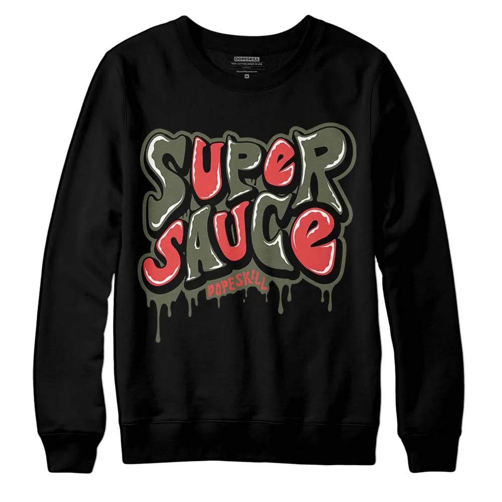 Dunk Mystic Red Cargo Khaki DopeSkill Sweatshirt Super Sauce Graphic sold by DopeSkill product image thumbnail 2