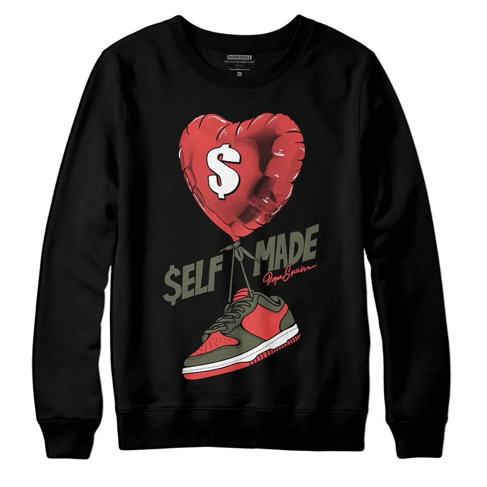 Dunk Mystic Red Cargo Khaki DopeSkill Sweatshirt Self Made Graphic sold by DopeSkill product image thumbnail 2