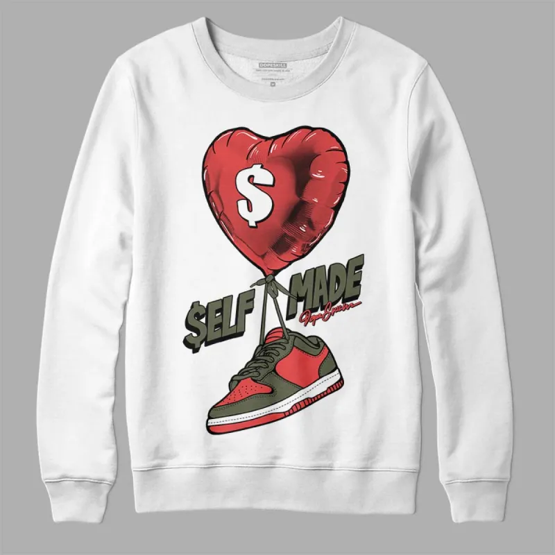 Dunk Mystic Red Cargo Khaki DopeSkill Sweatshirt Self Made Graphic sold by DopeSkill