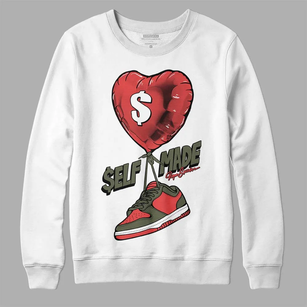 Dunk Mystic Red Cargo Khaki DopeSkill Sweatshirt Self Made Graphic sold by DopeSkill