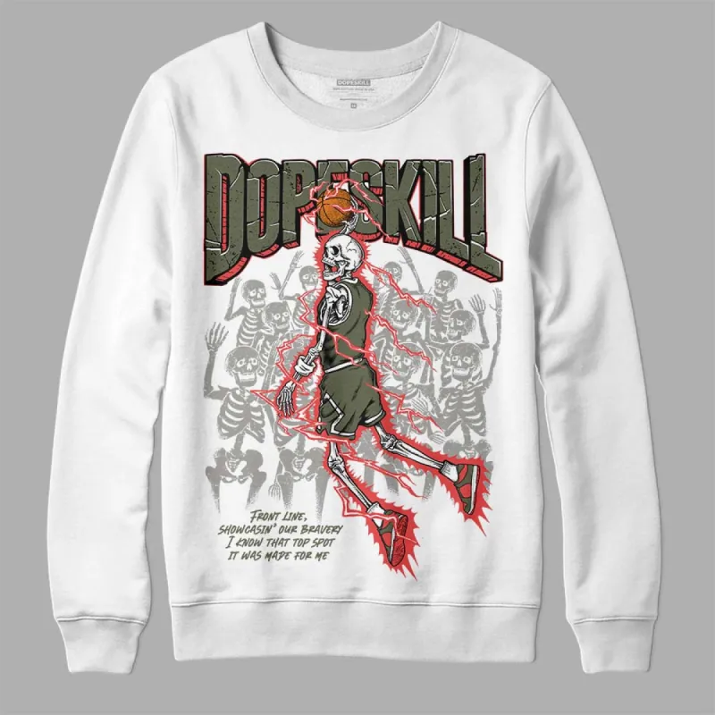 Dunk Mystic Red Cargo Khaki DopeSkill Sweatshirt Thunder Dunk Graphic sold by DopeSkill