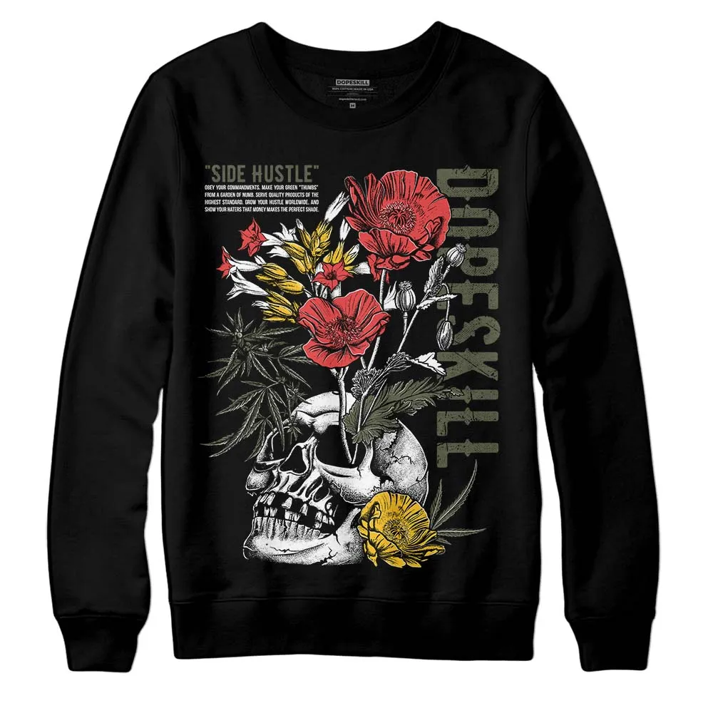 Dunk Mystic Red Cargo Khaki DopeSkill Sweatshirt Side Hustle Graphic sold by DopeSkill product image thumbnail 2