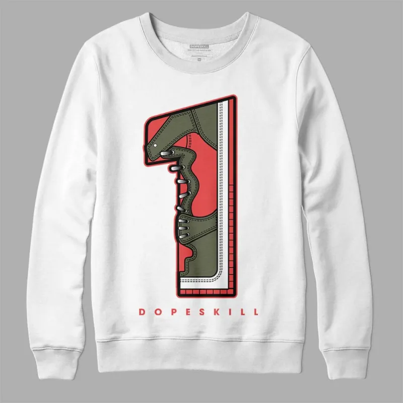 Dunk Mystic Red Cargo Khaki DopeSkill Sweatshirt No.1 Graphic sold by DopeSkill