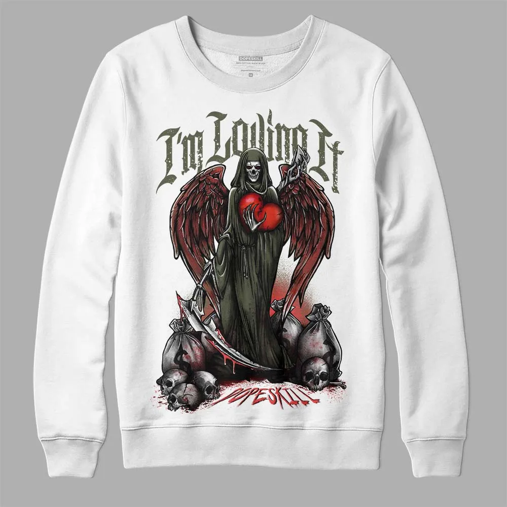 Dunk Mystic Red Cargo Khaki DopeSkill Sweatshirt New I'm Loving It Graphic sold by DopeSkill