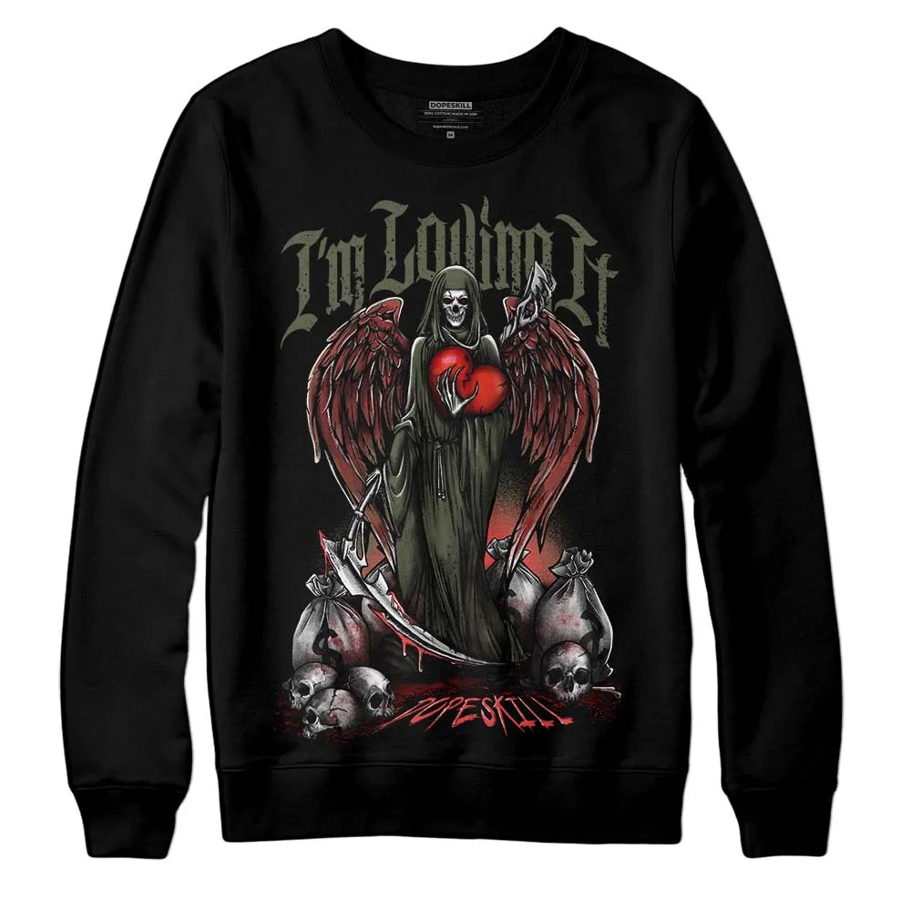 Dunk Mystic Red Cargo Khaki DopeSkill Sweatshirt New I'm Loving It Graphic sold by DopeSkill product image thumbnail 2