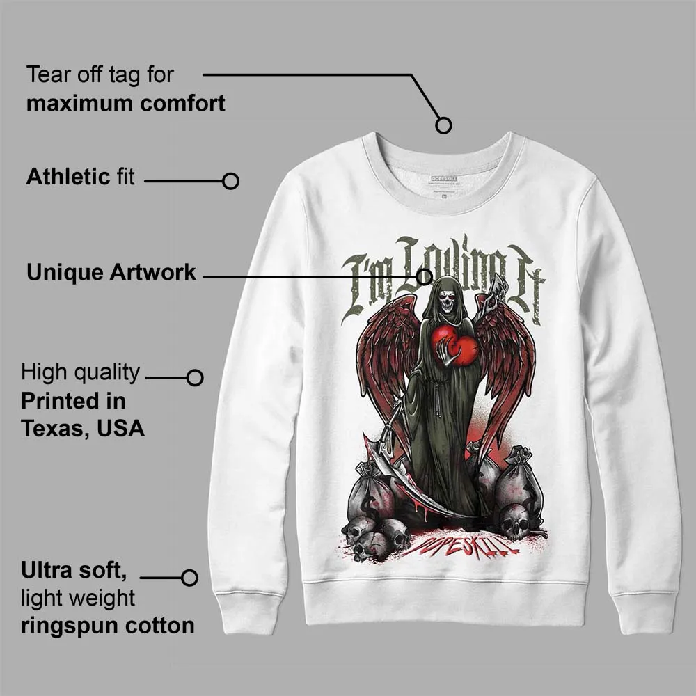 Dunk Mystic Red Cargo Khaki DopeSkill Sweatshirt New I'm Loving It Graphic sold by DopeSkill product image thumbnail 3