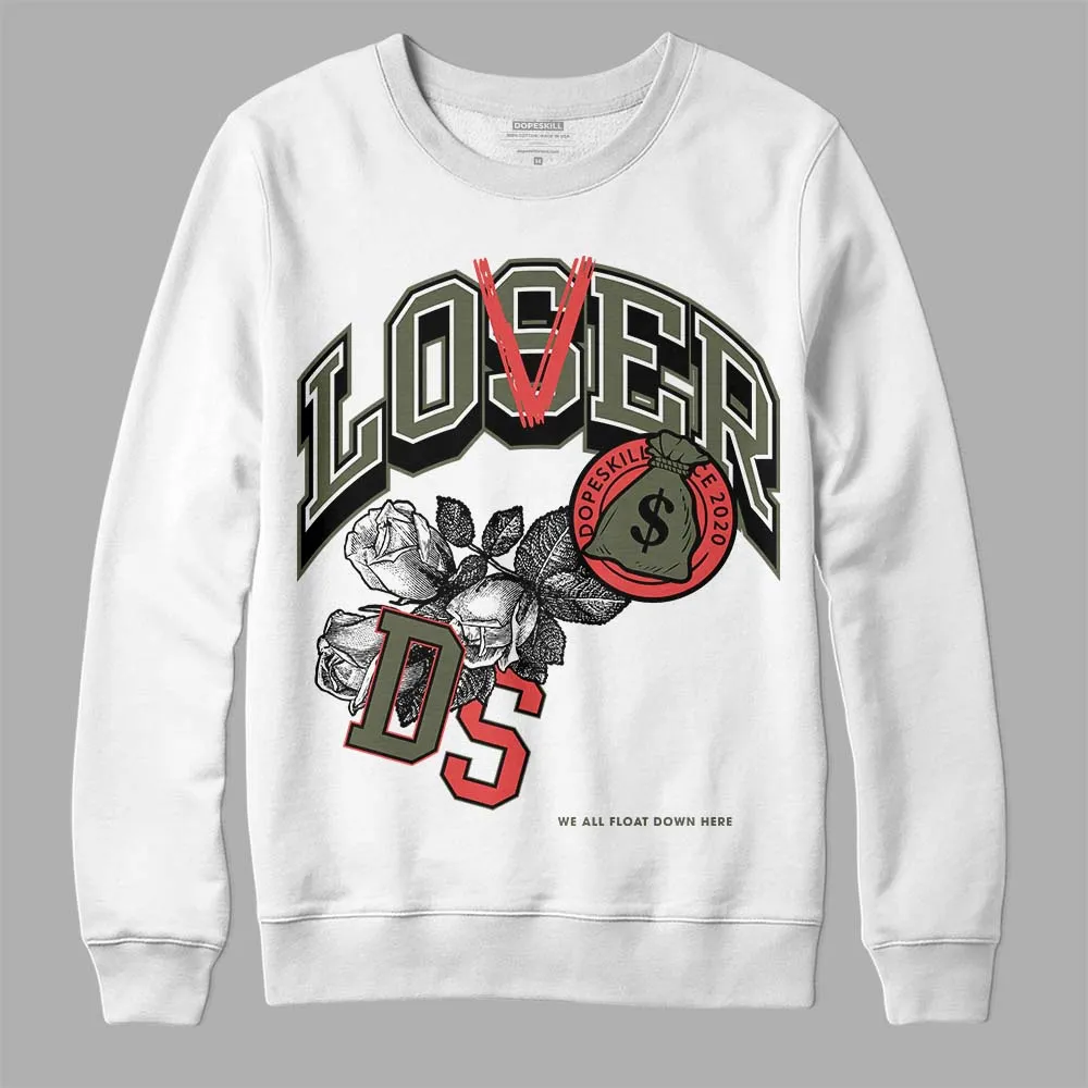 Dunk Mystic Red Cargo Khaki DopeSkill Sweatshirt Loser Lover Graphic sold by DopeSkill
