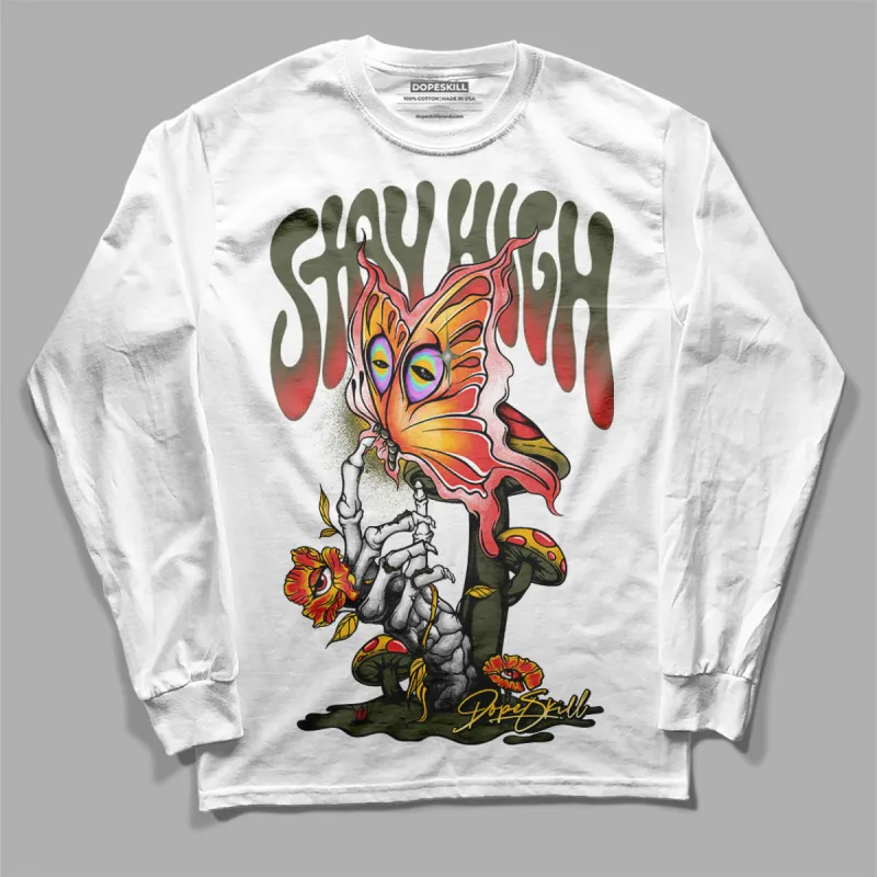 Dunk Mystic Red Cargo Khaki DopeSkill Long Sleeve T-Shirt Stay High Graphic sold by DopeSkill